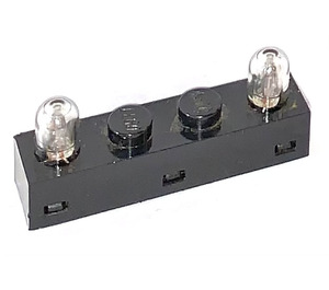 LEGO Electric Luz & Sonido Ladrillo 1 x 4 con Twin Parte superior Lights (4771 / 73664)