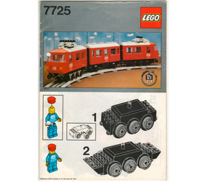 LEGO Electric Passenger Trein Set 7725 Instructions