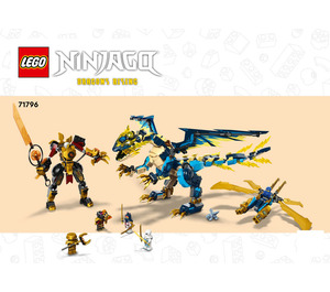 LEGO Elemental Dragon vs. The Empress Mech Set 71796 Instructions