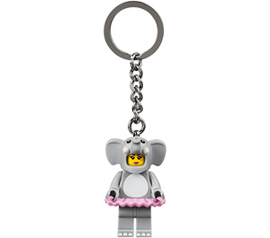 LEGO Elephant Girl Key Chain (853905)