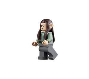 LEGO Elf - Dark Brown Haar minifiguur