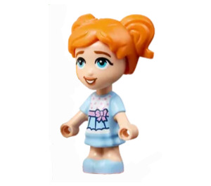 LEGO Ella med Blå Sløjfe Top Minifigur