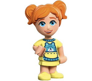 LEGO Ella met Kat Top Minifiguur