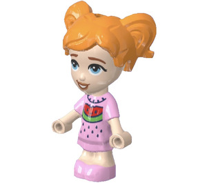 LEGO Ella z Różowy Watermelon Góra Minifigurka