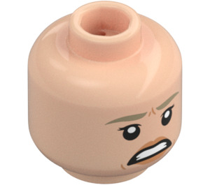 LEGO Ellie Sattler Minifigure Head (Recessed Solid Stud) (3626 / 38678)