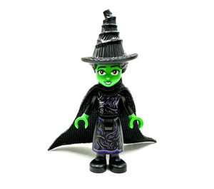 LEGO Elphaba - Czarny Kapelusz I Peleryna Minifigurka