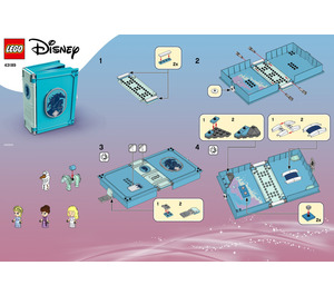 LEGO Elsa and the Nokk Storybook Adventures Set 43189 Instructions