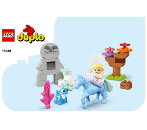 LEGO Elsa & Bruni in the Enchanted Forest 10418 Byggeinstruksjoner