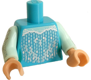 LEGO Elsa Minifig Torso (973 / 88585)