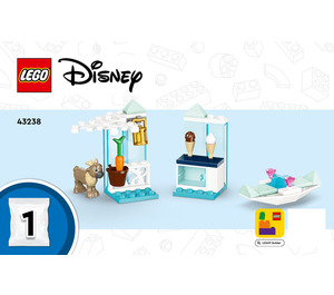 LEGO Elsa's Frozen Castle Set 43238 Instructions