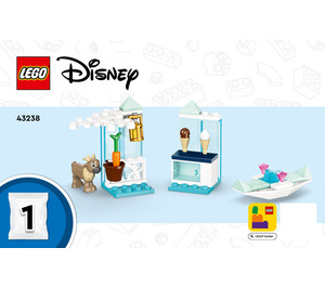 LEGO Elsa's Frozen Castle 43238 Instrukce