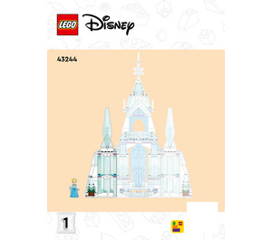 LEGO Elsa's Ice Palace Set 43244 Instructions