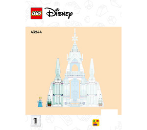 LEGO Elsa's Ice Palace 43244 Instrukcje