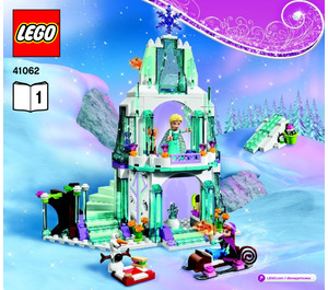 LEGO Elsa's Sparkling Ice Castle Set 41062 Instructions