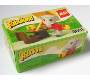 LEGO Elton Elephant Set 3601 Packaging