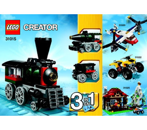 LEGO Emerald Express Set 31015 Instructions