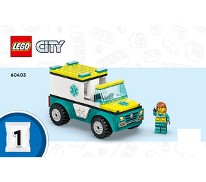 LEGO Emergency Ambulance 60403 Instrucciones