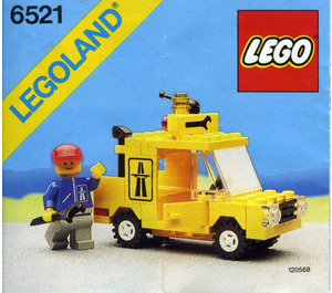 LEGO Emergency Repair Truck Set 6521 Instructions