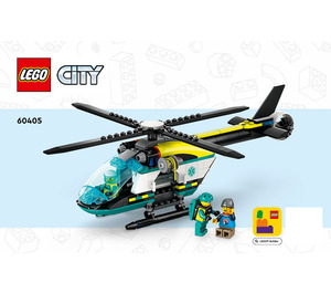 LEGO Emergency Rescue Helicopter 60405 Instrukce