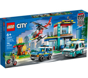LEGO Emergency Vehicles HQ Set 60371 Packaging