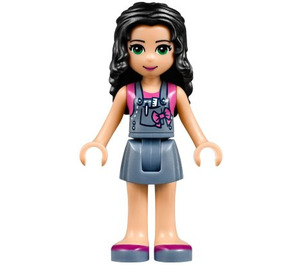 LEGO Emma, Denim Overall Skirt, Dark Pink Top Minifigure