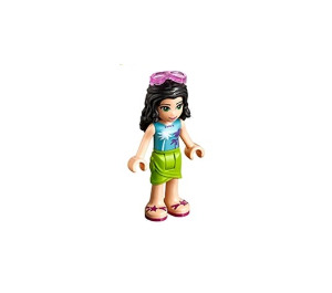 LEGO Emma, Lime Wrap Skirt minifiguur