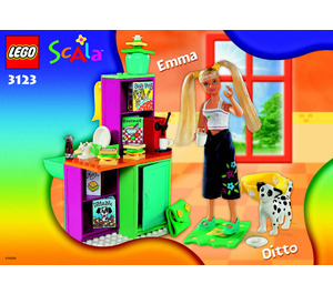 LEGO Emma's Chill-Out Kitchen 3123 Istruzioni