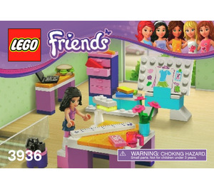 LEGO Emma's Fashion Design Studio Set 3936 Instructions