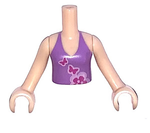 LEGO Emma Torso, with Butterflies Pattern (92456)