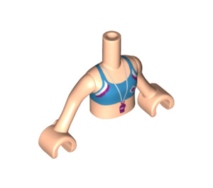 LEGO Emma Torso, with Sports Top and Whistle Pattern (92456)