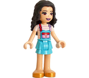 LEGO Emma z Niebieski Pinafore z Pocket Minifigurka