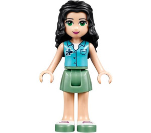 LEGO Emma mit first aid sleeveless oben und sand green skirt Minifigur