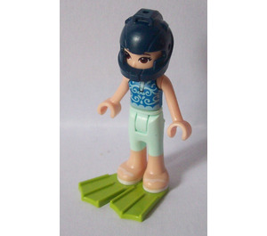 LEGO Emma with Helmet and Flippers Minifigure