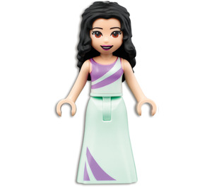 LEGO Emma mit Lavendel und Aqua Kleid Minifigur