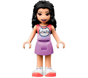 LEGO Emma with Lavender Top with Cat Face Minifigure