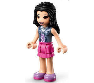 LEGO Emma met Sand Blauw Jasje en Roze Rok Minifiguur