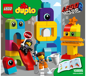 LEGO Emmet and Lucy's Visitors from the DUPLO Planet Set 10895 Instructions