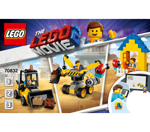 LEGO Emmet's Builder Doos! 70832 Instructions