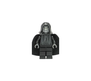 LEGO Emperor Palpatine minifiguur met grijze wijzerplaat en grijze wijzers (imperiale inspectie)