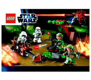 LEGO Endor Rebel Trooper & Imperial Trooper Battle Pack 9489 Instruktioner