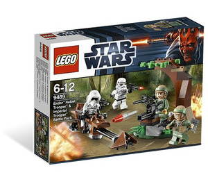 LEGO Endor Rebel Trooper & Imperial Trooper Battle Pack Set 9489 Packaging