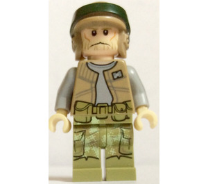 LEGO Endor Rebel Trooper med Olive Grøn Ben Minifigur