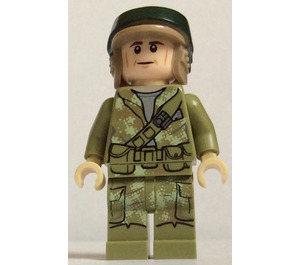 LEGO Endor Rebel Trooper met Olive Groen Uniform Minifiguur