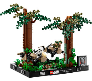 LEGO Endor Speeder Chase Diorama Set 75353