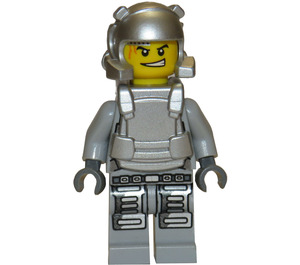 LEGO Engineer z Srebro Breastplate Minifigurka