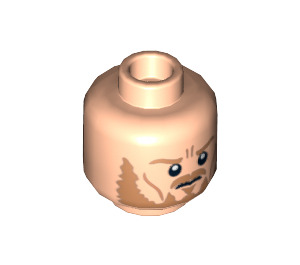 LEGO Eomer Head (Safety Stud) (3626 / 10499)
