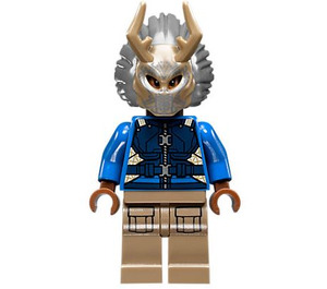 LEGO Erik Killmonger jossa Tribal Naamio Minihahmo