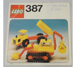 LEGO Excavator and Dumper Set 387 Instructions