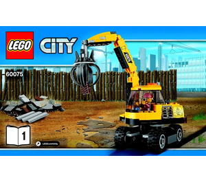 LEGO Excavator en Truck 60075 Instructions