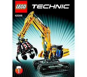 LEGO Excavator Set 42006 Instructions
